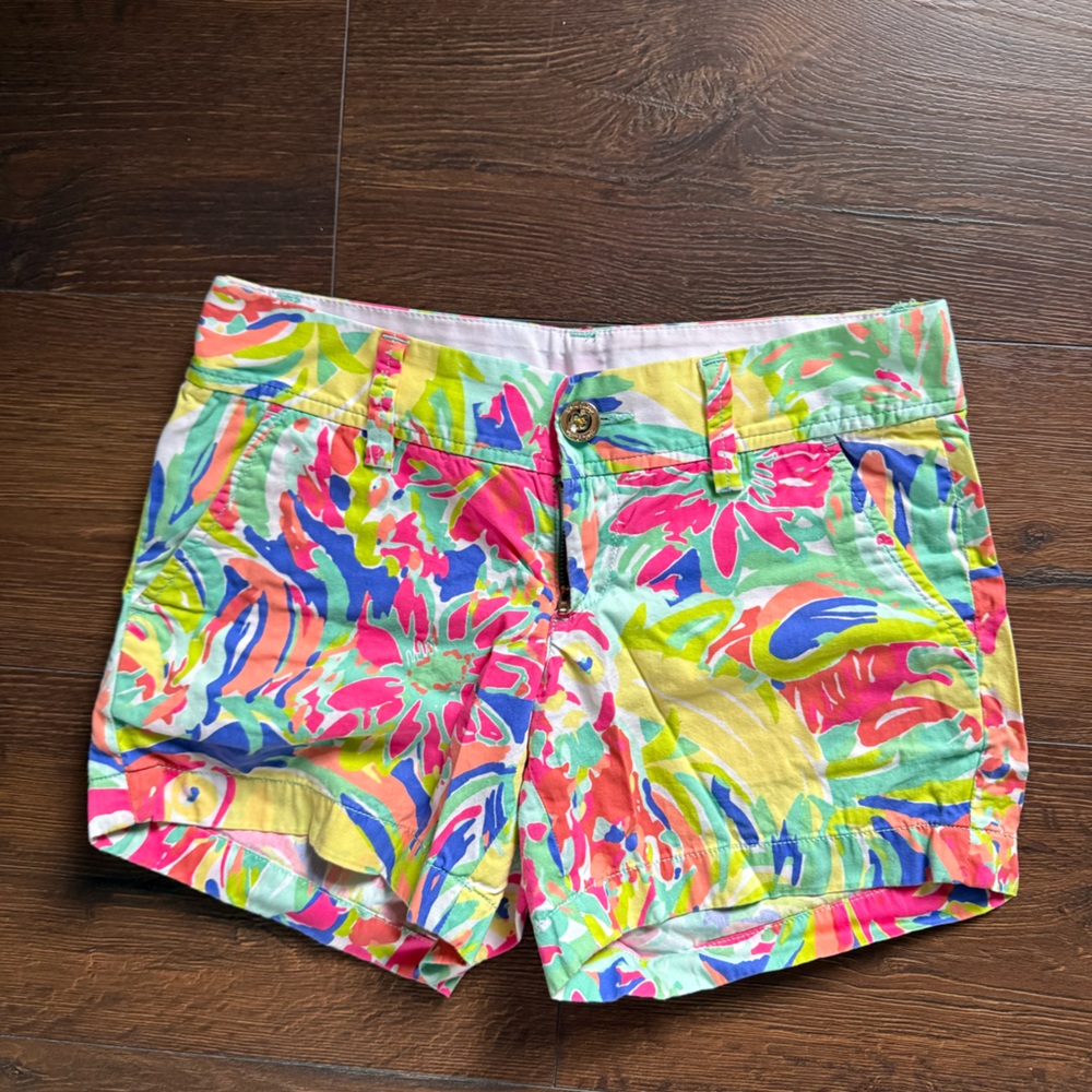 Lilly Pulitzer Callahan Colorful Floral Women's Shorts